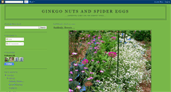 Desktop Screenshot of ginkgonutsandspidereggs.com