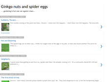 Tablet Screenshot of ginkgonutsandspidereggs.com